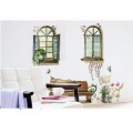 Magic Window and Chair Wall Art Stickers 